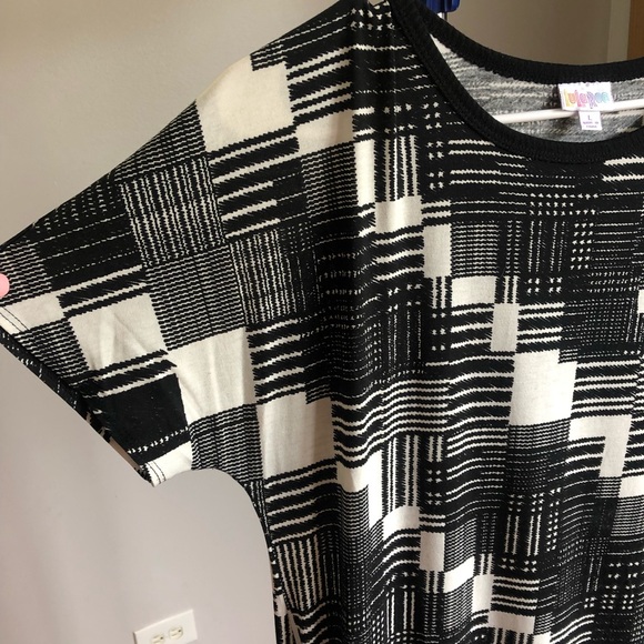 LulaRoe Maria maxi dress Black & White - Picture 2 of 4